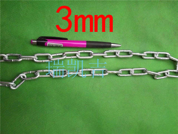 Galvanized iron lian tiao changing iron crude welding loops Chain 2mm to 25mm complete 3 mm2 5-dollar-a-m