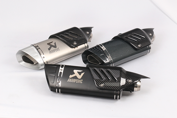 Xe máy thể thao tông chỉnh sửa R3R6 ninja nhỏ CBR300 / Z900 Huanglong 600 ống xả thẳng ống xả - Ống xả xe máy pô xe wave 110 zin