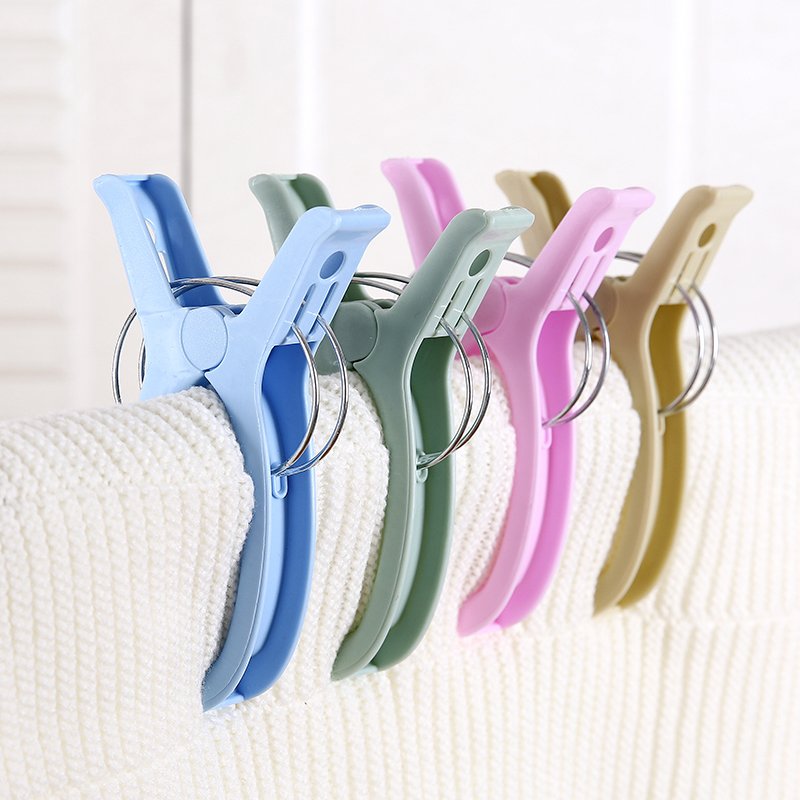 Windproof clothespin drying clothespin household drying clip plastic large drying socks cotton quilt cool quilt clothespins