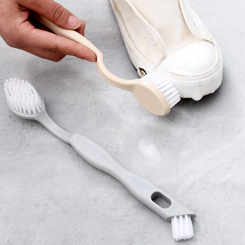 Shoe brushed soft hair multifunctional long handle shoe brushed large number cleaning brush with double head laundry brush clothing collar brushed shoe brush