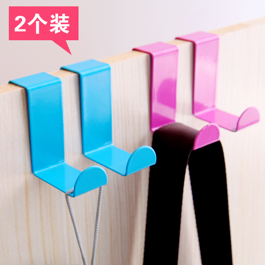 Multifunctional overall closet cabinet door back hook Kitchen Bedroom Door Back hook Nail-Free Cloak Hood Hook hook