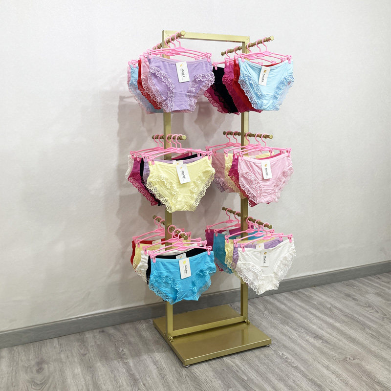 Underwear rack display rack shop Nakajima floor-standing multi-functional underwear rack adjustable double-sided hanging bra shelf