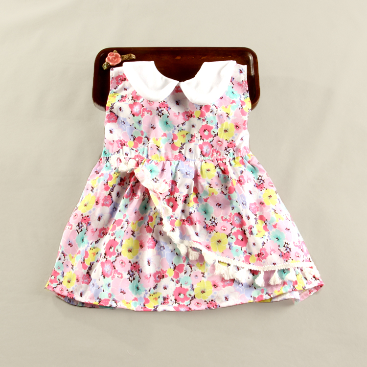 Sleeveless baby apron infant coverall waterproof and dirt-proof