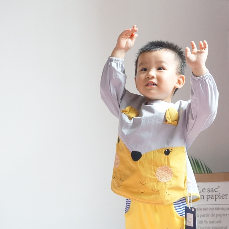 Axiheyue stretch boy baby bear cotton blouse