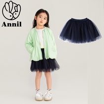 Annai childrens clothing counter 2021 autumn new girls full-waist skirt skirt skirt XG133785