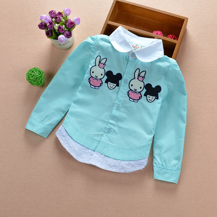 Chemise fille à manche longue - Ref 2086685 Image 8