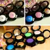 Soft single-color pearlescent eye shadow Smoky nude Earth color high-gloss platinum purple coffee Brown repair eye shadow tray Peach makeup