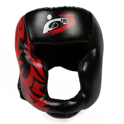 Head protector adult Taekwondo children boxing Sanda Muay Thai helmet thickened training headgear