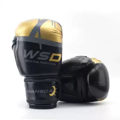 Wanshengda boxing gloves Sanda boxing Muay Thai beginners children children professional adult training gloves men and women