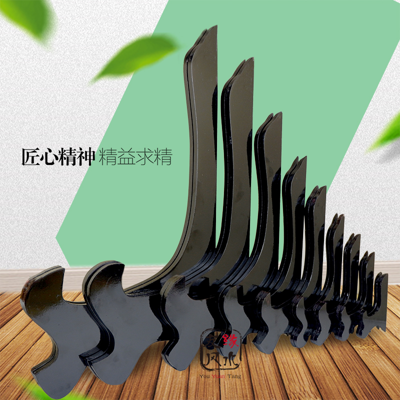 Plate bracket Pu-erh tea rack tea cake frame Ceramic Pan frame Frame Crafts Gift Hem Decorated Show Rack Wooden rack swing pieces