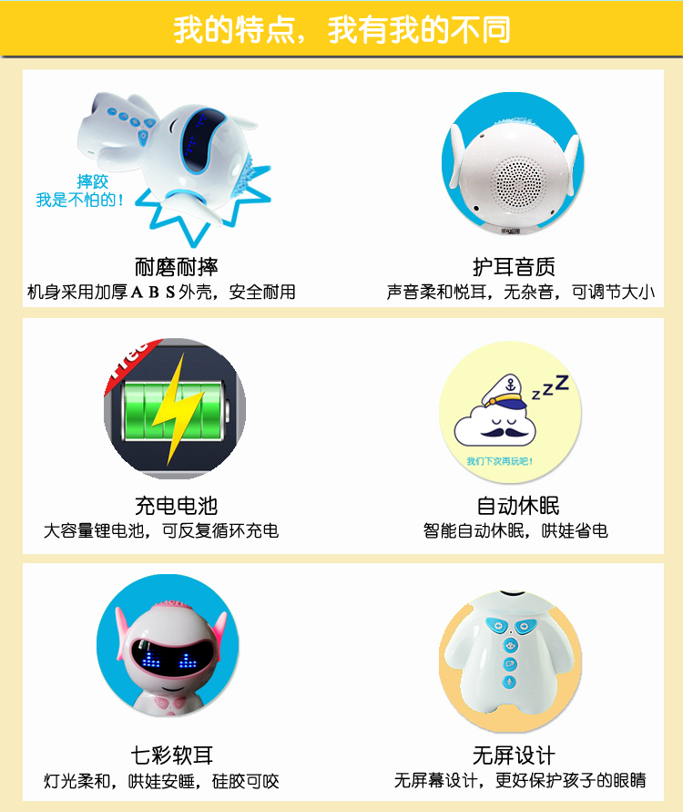 Bé trẻ em wifi câu chuyện máy thông minh bằng giọng nói đối thoại trò chuyện giáo dục sớm robot nghe nhạc music đồ chơi máy nghe nhạc đồ chơi giáo dục chính hãng