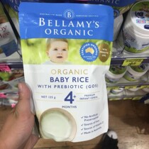 Spot Australia Bellamys Bellamy organic baby plain rice 4 rice flour rice paste 125g probiotics