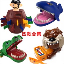 Special Size Bite of Crocodile Tooth Puzzle Toy Creative Desktop Game Crocodile Bites to Gather Game Toys