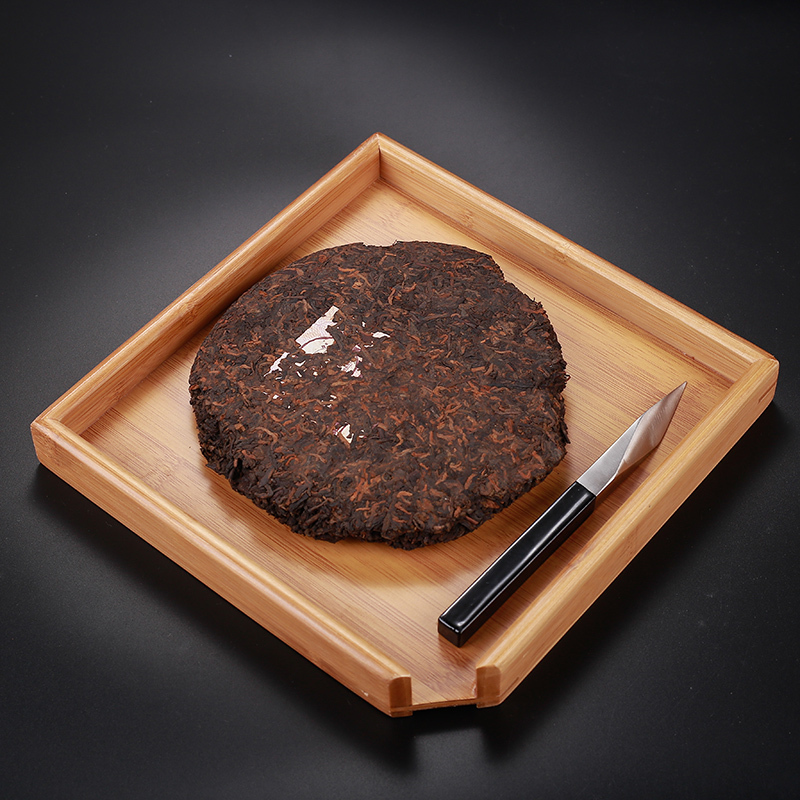 Pu'er sub-tea tray bamboo prized tea tray portable tea-set tea box Gongfu tea accessories containing box home