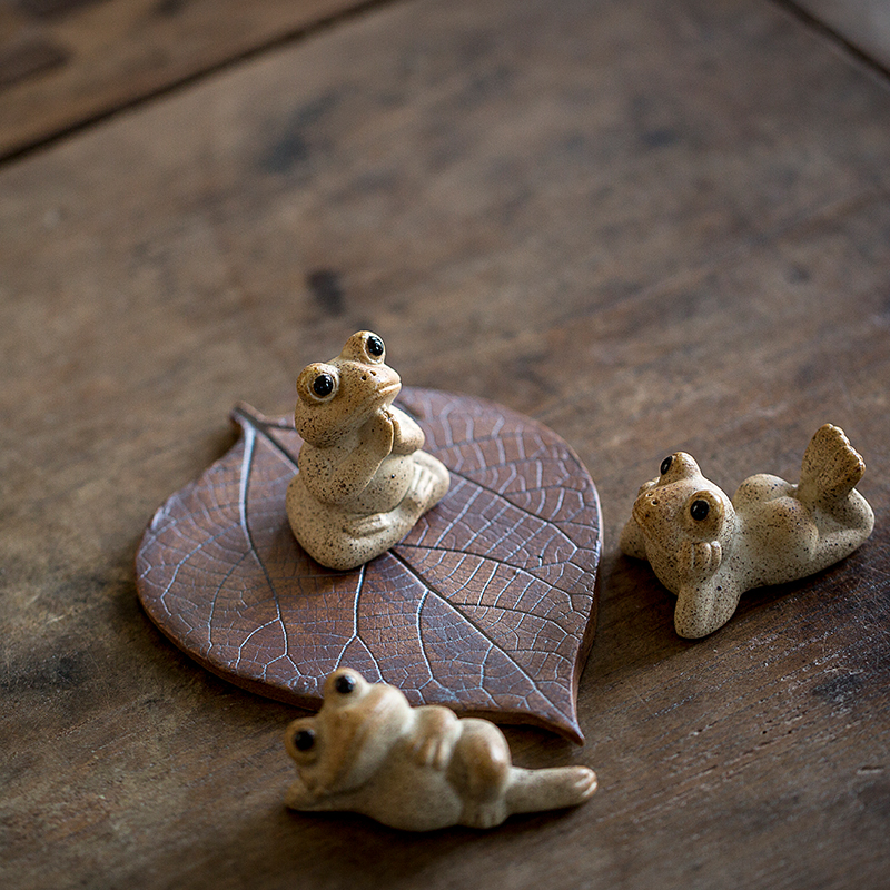 Cloud Cohorts Frog Tea Favorites Boutique adoptive family Personality Creative Little Tea Play Zen tea Tao Ceramics Tea Treasure
