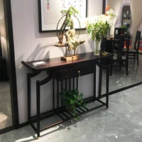 Mới Trung Quốc hiên tủ đơn giản hiện đại bàn hiên trường hợp gỗ rắn foyer Zen cuối xem bàn đồ nội thất cho bàn cổ - Bàn / Bàn 	bàn an gỗ tân cổ điển	