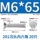 M6*65 (20) 201