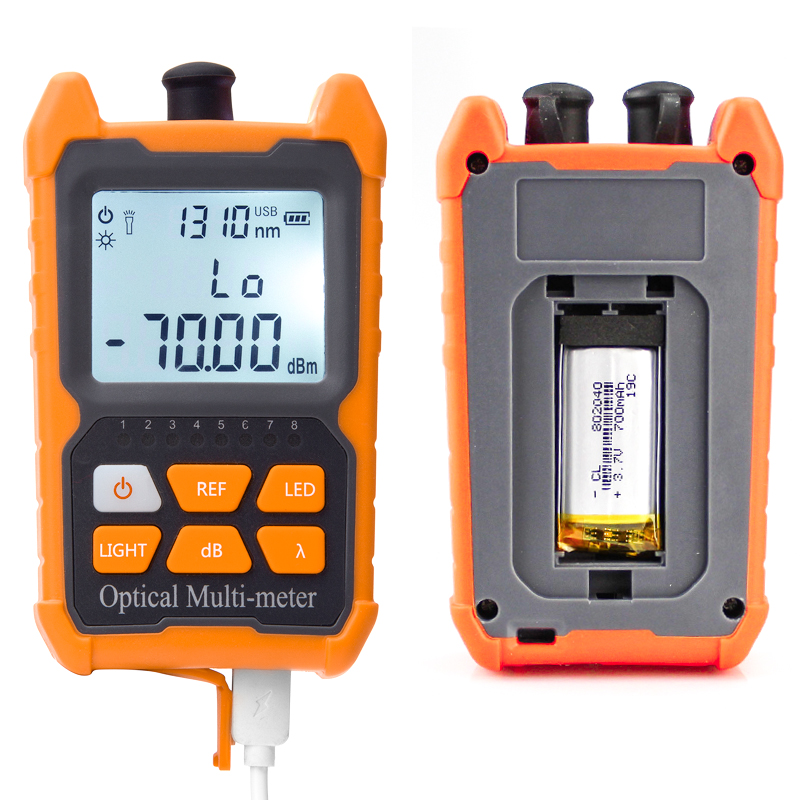 Light Duty Rate Light Attack Rate Mobile Telecom Optical Work Power Meter Red Precision Small Charging Fiber Test Photocollector