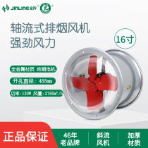 Jinling exhaust fan 16 inch kitchen strong cylinder industrial exhaust fan axial fan FA-40YP