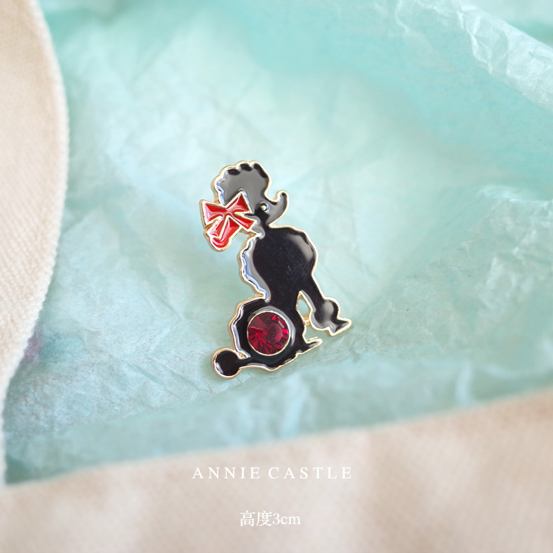 Anne Castle | Bộ sưu tập trâm cài pin nhỏ 3 túi Thả dầu quả trâm hoa sen pin - Trâm cài cài áo đẹp
