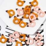 Мультяшный пончик, кремовый чехол для телефона, аксессуар с аксессуарами ручной работы, хлеб, «сделай сам»