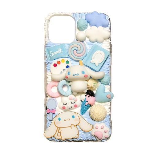 Кремовый чехол для телефона, набор материалов ручной работы, барсетка, аксессуар с аксессуарами, фигурка, комплект, «сделай сам»