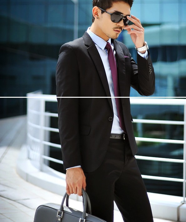 Costume homme en polyester pour automne - Ref 1577873 Image 4