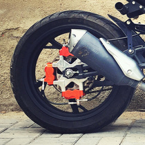 Suitable for Chunfeng 250NK stunt modified hand rear brake bracket adapter code Chunfeng modified brake 3 caliper bracket