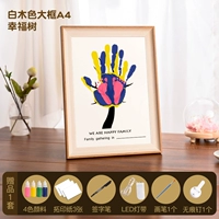 Белая деревянная рама A4-летняя дерево