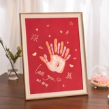 Отпечаток рук для влюбленных, фоторамка, пигментированная памятная чернильная подушечка, «сделай сам», подарок на день рождения