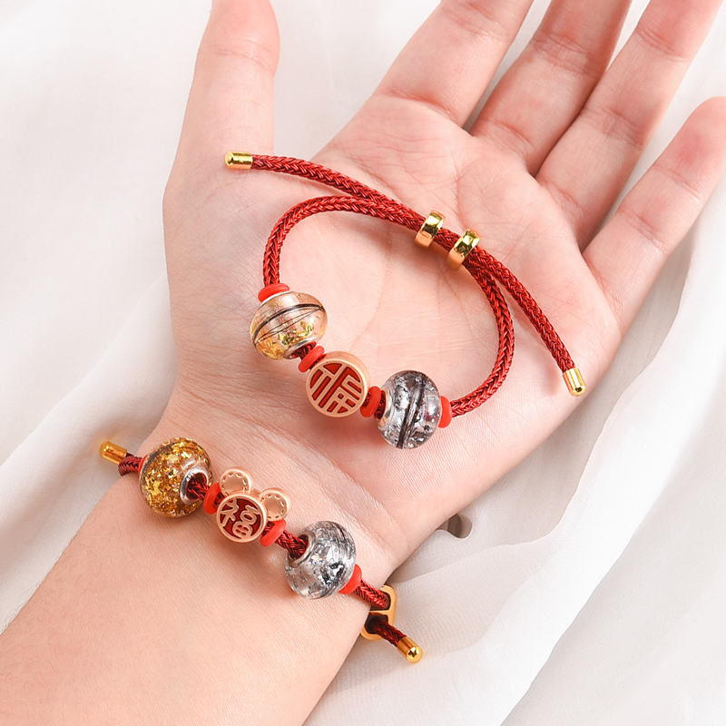 Baby fetal hair souvenir diy self-made zodiac tiger baby fetal hair pendant bracelet breast milk making material pack