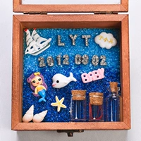 Ретро набор материалов, трубка, русалка