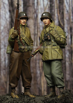 1:35 Resin Soldier World War II US Army New Product 2 People A40