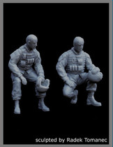 1:35 Resin Soldier Modern AMERICAN Tank Soldier 2 XD2