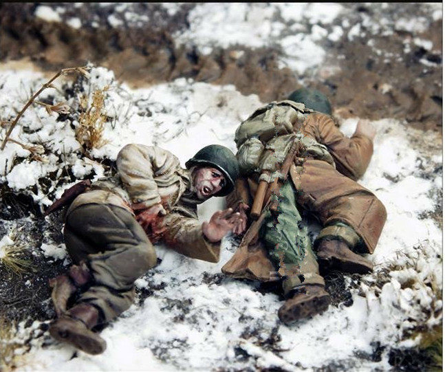 1:35 Resin Soldier 2 persons in serial number 962