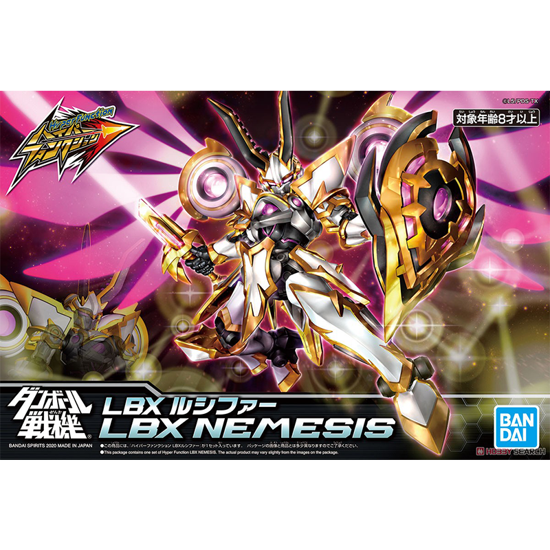 Бандей LBX Carton Fighter HF 004 ЛУЦИФЕР Lucifer с скелетом сборная модель