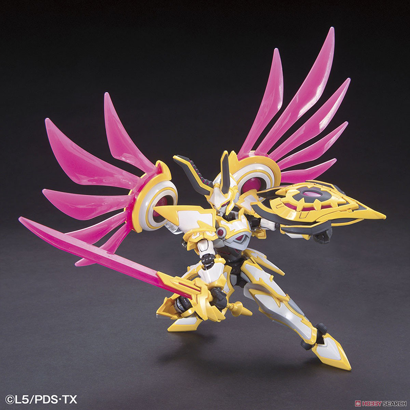 Бандей LBX Carton Fighter HF 004 ЛУЦИФЕР Lucifer с скелетом сборная модель
