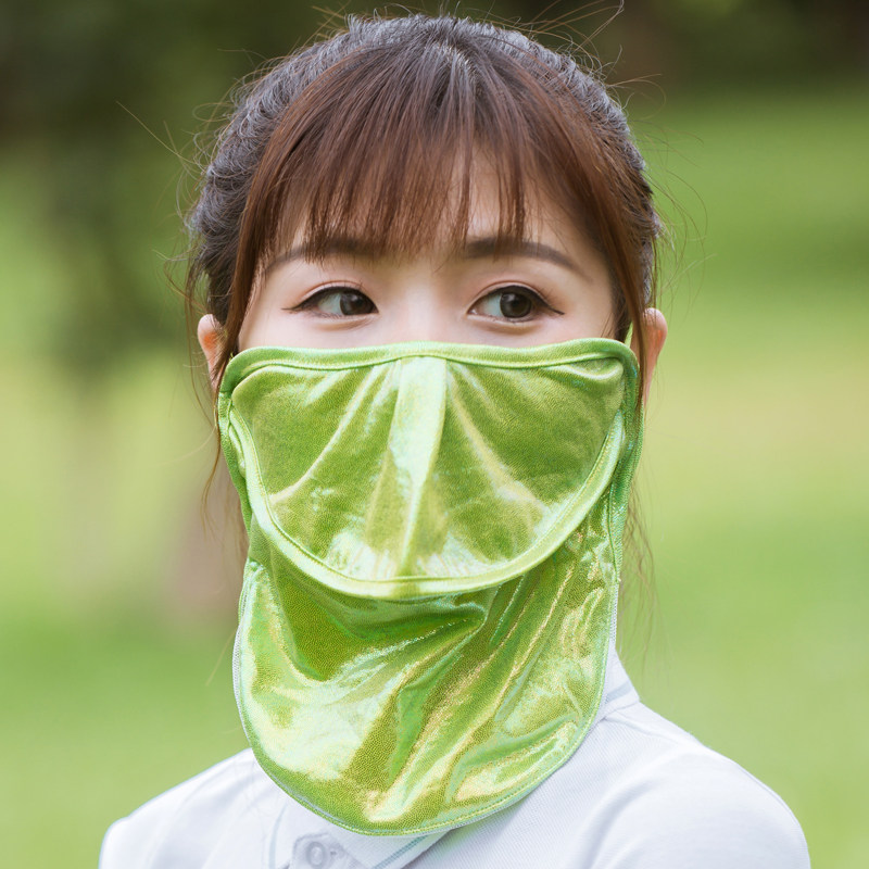 Golf mask sunscreen lady face face guard neck golf surrounded neck ice wire shade mask