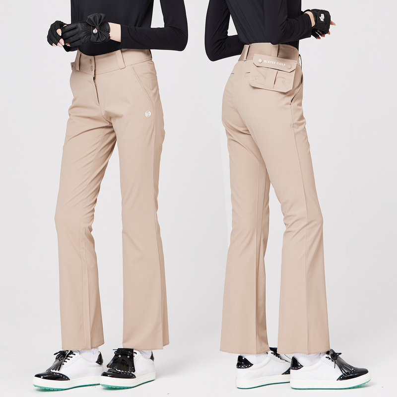 26Bg New Golf Pants for Women, Spring and Summer High-Waisted Slimming Stretch Women's Golf Pants, Outdoor Sports Flared Pants