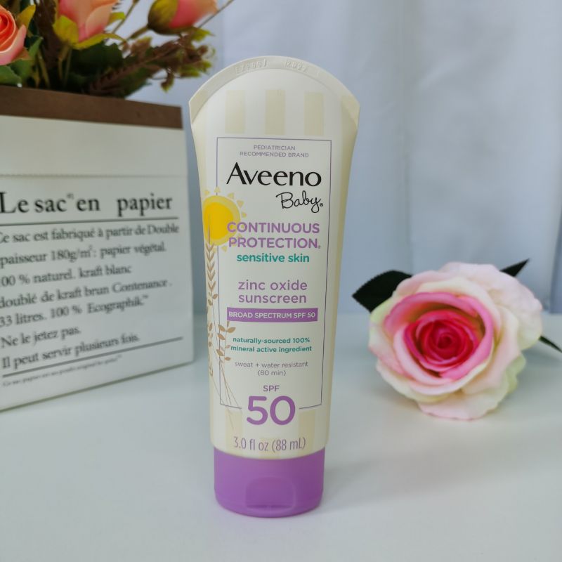 Clearance! American Avanade Aveeno Sunscreen Baby Sunscreen Oats Physical Sunscreen Waterproof 88ml
