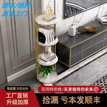 Perfume Shelf Light Lavish Toilet Solid Wood Metal Nordic Cosmetics Multilayer Lockers Ins containing lipstick