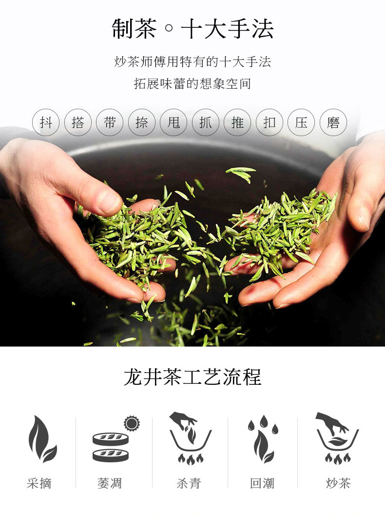 六和塔 2020新茶 明前特级 西湖龙井 200g 图7