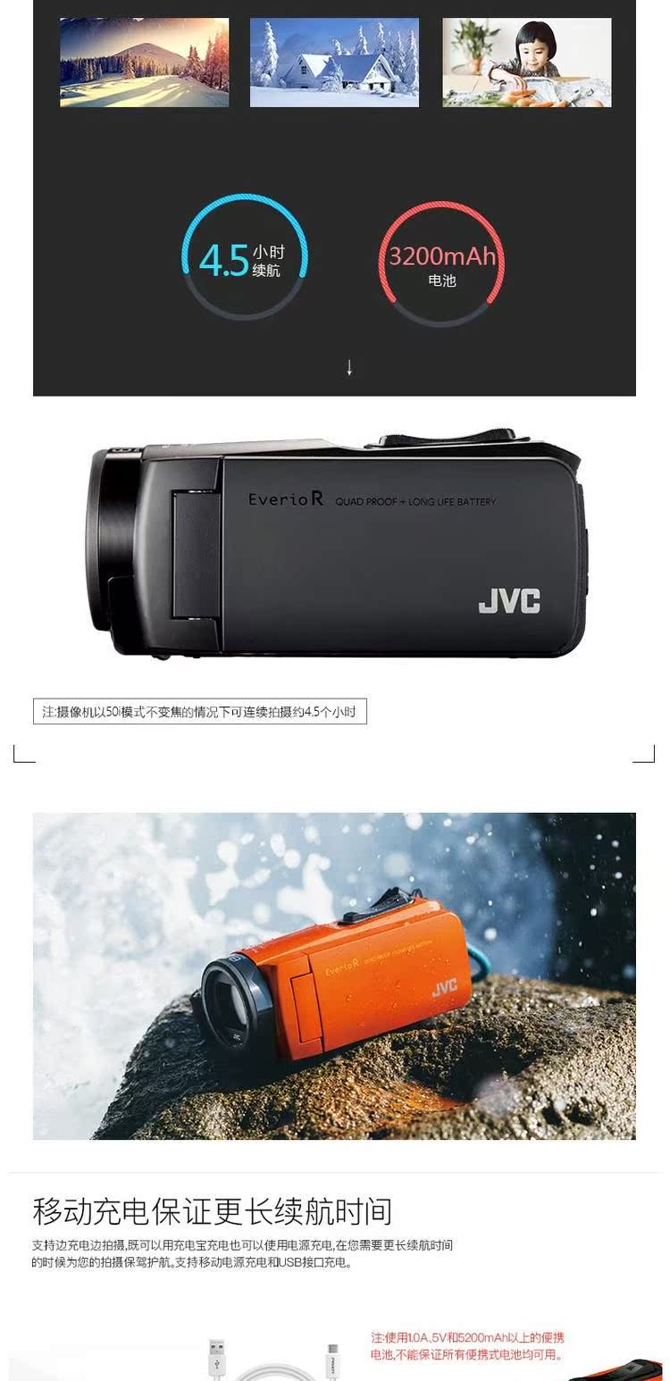 Camera cưới chuyên nghiệp kỹ thuật số JVC / Jie Wei Shi GZ-R465DAC