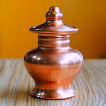 Hidden red bronze treasure bottle for bottle Pure bottle Mini bottle Tibet ethnic supplies