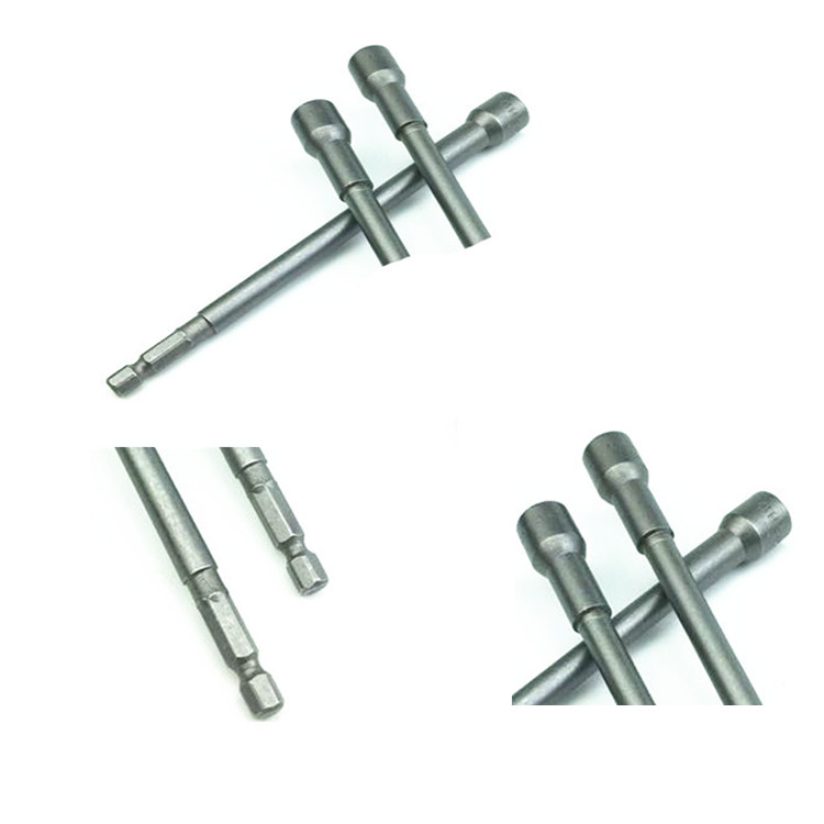Lengthened and deepened 150mm Pneumatic screwdriver sleeve Pneumatic sleeve Hexagon electric nut sleeve head Screwdriver bit head