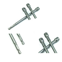 Longed and deepened 150mm air batch sleeve pneumatic sleeve outer hexagonal electric nut sleeve head screwdriver batch head