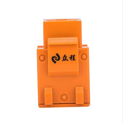 Crowdsourced ZC CAT5e ultra five class 90 degrees non-shielded RJ45 Internet module orange