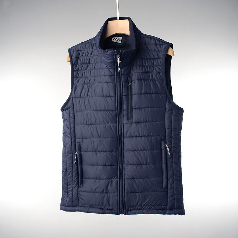 Han Shi cotton-led men's vest lined with cotton - lined comfort and leisure to warm and light - colored shoulder vest