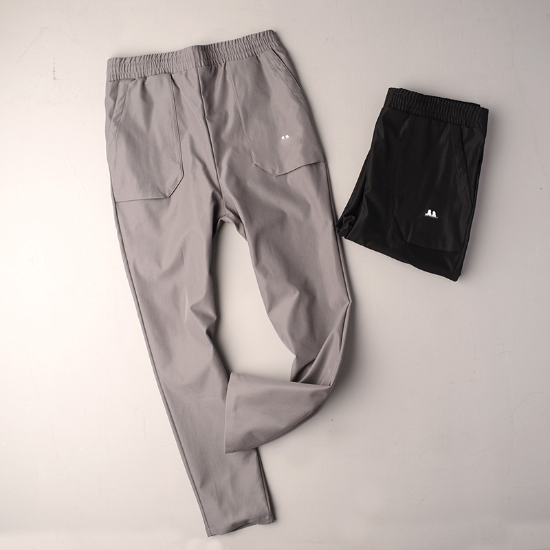 Quite wide fabric close by printed original single tail single large pocket Sports pants Men Monolayer Straight Barrel Casual Work Pants