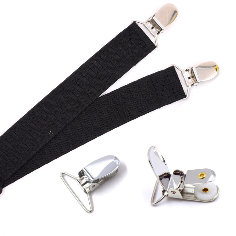 Của nam giới cá nhân garter gentleman áo sơ mi chống nhăn garter Y-loại áo sơ mi clip chống nhăn clip điều chỉnh độ dài